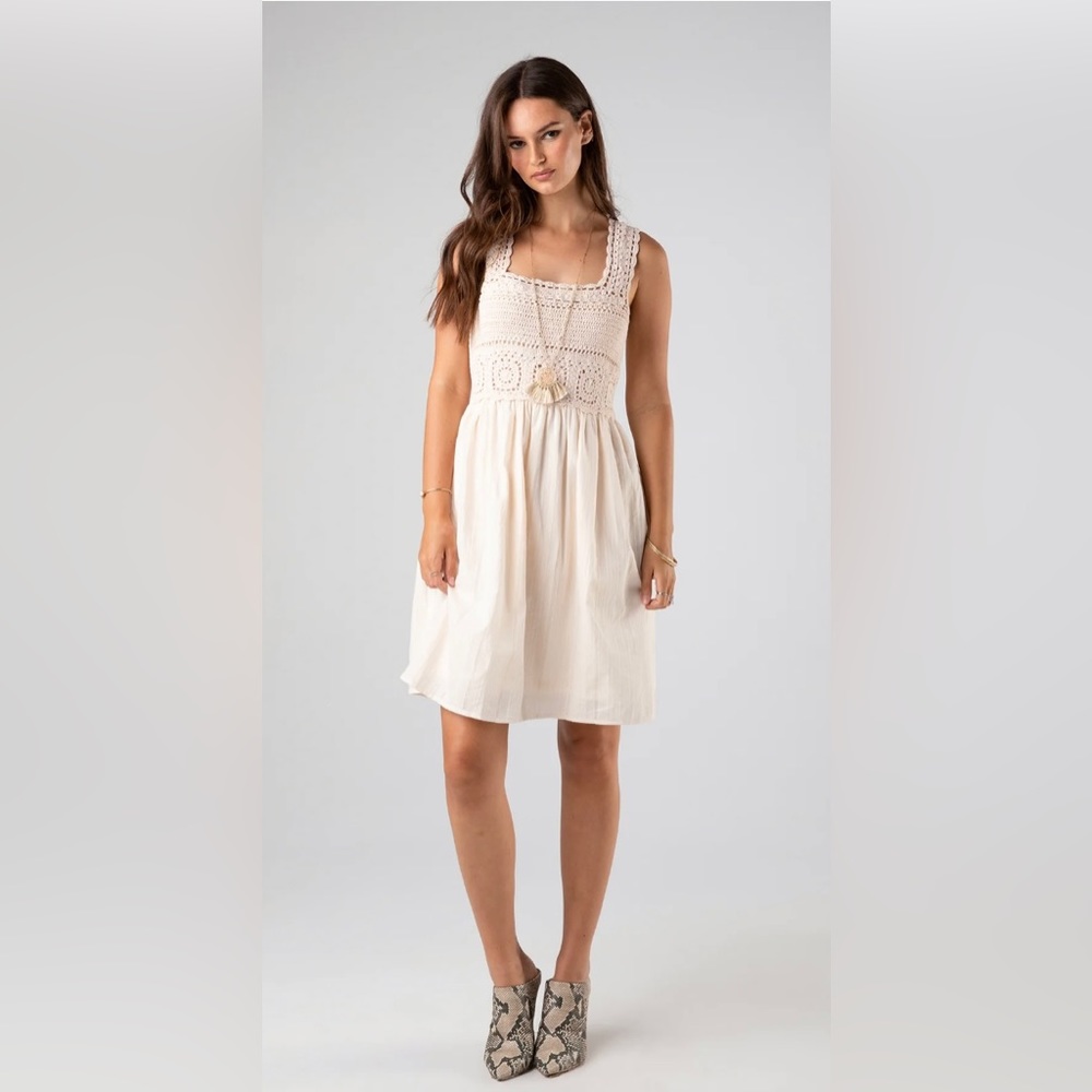 Miss Me Crochet Mini Dress